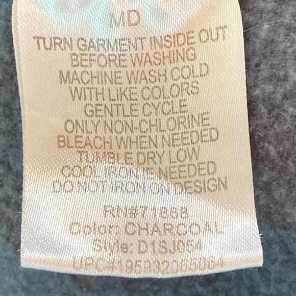 Def Leppard Gray Hooded Sweatshirt Spellout and Leopard Graphic Size Medium - Picture 7 of 7